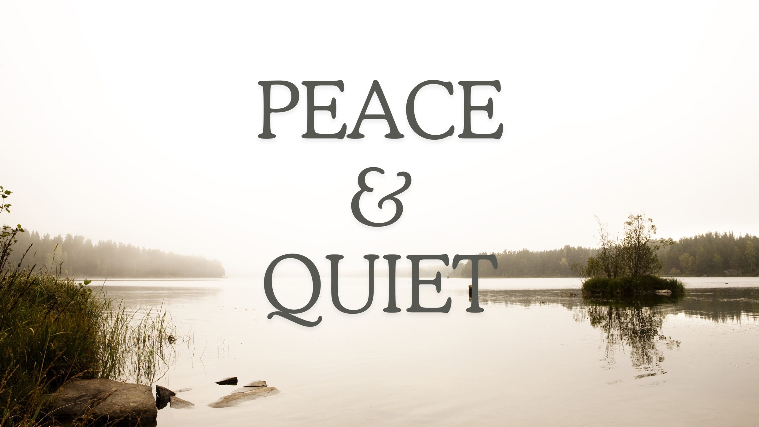 Peace and Quiet 2 (Feb 18th 2024 PM Sermon) North Charleston church